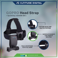 GoPro Head Strap + Quick Clip (ACHOM-001) Accessory