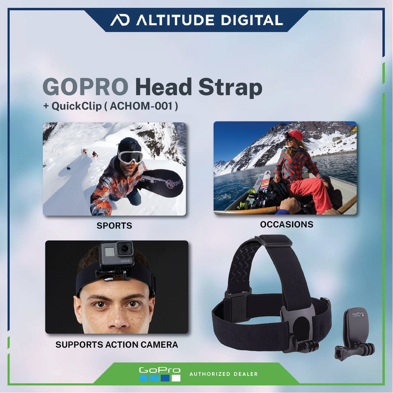 GoPro Head Strap + QuickClip