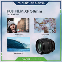 Fujifilm XF 56mm F1.2 WR Lens is best for portraits, lifestyle shots, landscape shots