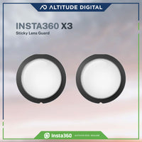 Protective sticky lens guards for Insta360 X3