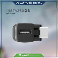 Top view of the Insta360 Mic Adapter