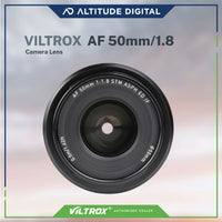 Front of the Viltrox AF 50mm F1.8 Lens