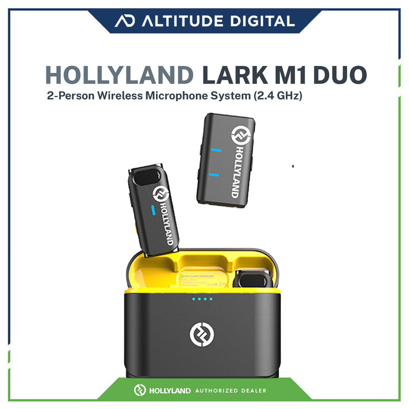 Hollyland LARK M1 DUO 2-Person Wireless Microphone System (2.4 GHz)