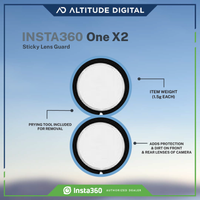 Insta360 One X2 Sticky Lens Guard for safe outdoor filming