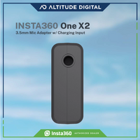 Insta360 ONE X2 3.5mm Mic Adapter with Charging Input