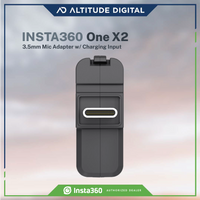 Plug in a mic and charge your ONE X2 with this dual 3.5mm USB-C Insta360 adapter