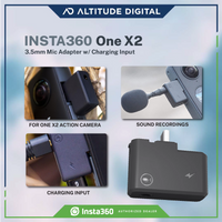 Insta360 3.5mm Mic Adapter with Charging Input for ONE X2 Accessory