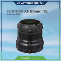 FUJINON XF 23mm F2 R WR Lens mounted on the Fujifilm X-Pro2