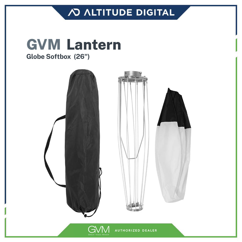 GVM Lantern Globe Softbox for P80S / G100W / RGB-150S / LS-150D (26")