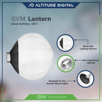 GVM Lantern Globe Softbox Features