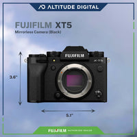 Dimension of Fujifilm XT5 Mirrorless Camera