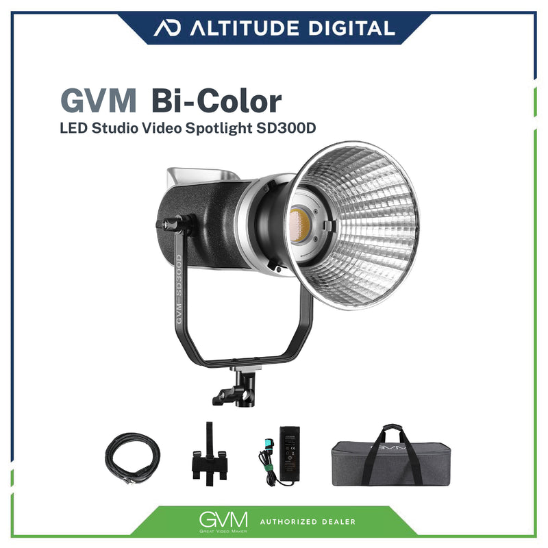 GVM Bi-Color LED Studio Video Spotlight SD300D