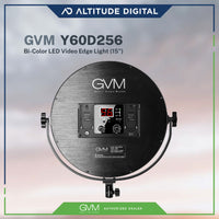 GVM-Y60D 60W Soft Light Bi-Color LED Key Light (15") for Photography
