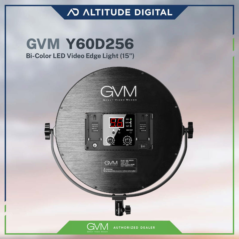 GVM-Y60D 60W Soft Light Bi-Color LED Key Light (15")