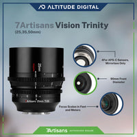 7Artisans Vision Trinity (25,35,50mm) Features