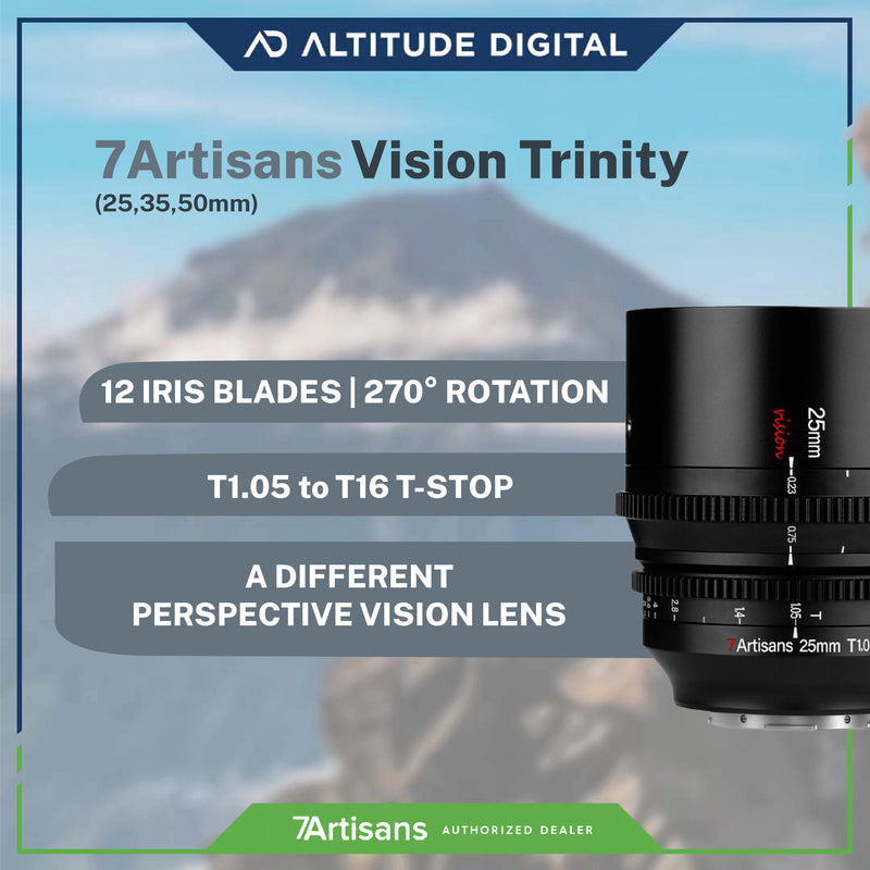 7Artisans Vision Trinity (25,35,50mm)