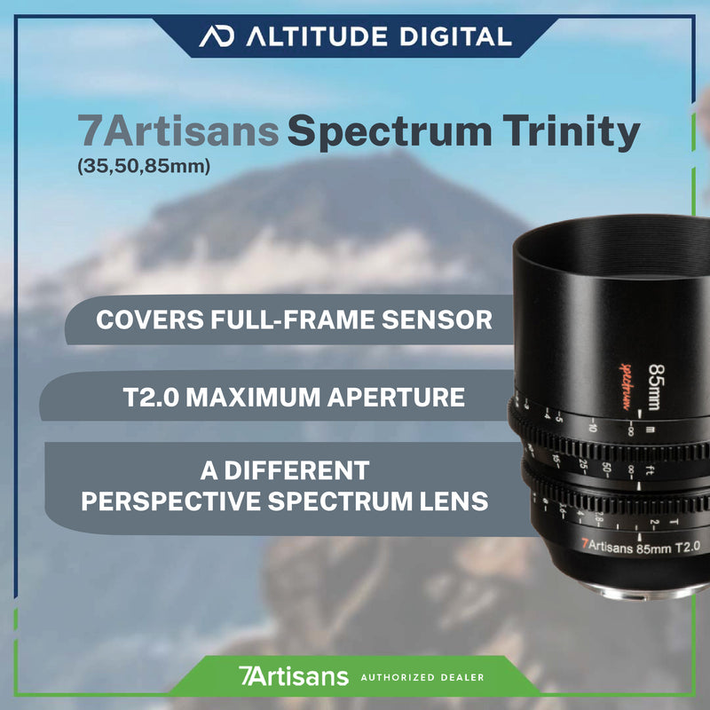 7Artisans Spectrum Trinity (35,50,85mm)