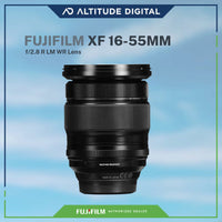 FUJIFILM XF 16-55mm F2.8 R LM WR Lens mounted on the X-T5