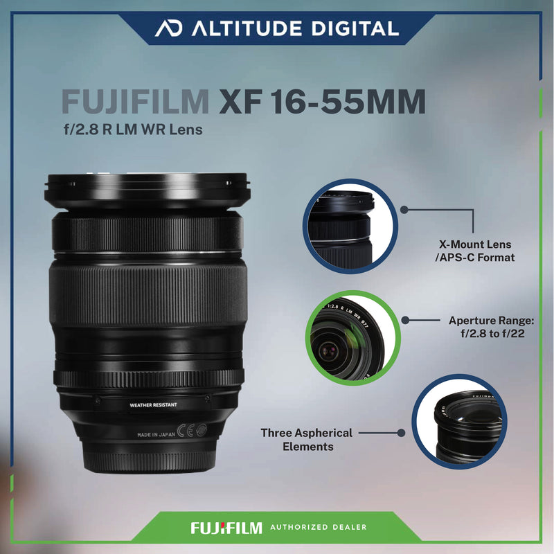 FUJIFILM XF 16-55mm f/2.8 R LM WR Lens