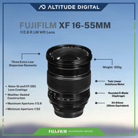FUJIFILM XF 16-55mm F2.8 R LM WR Lens Specifications