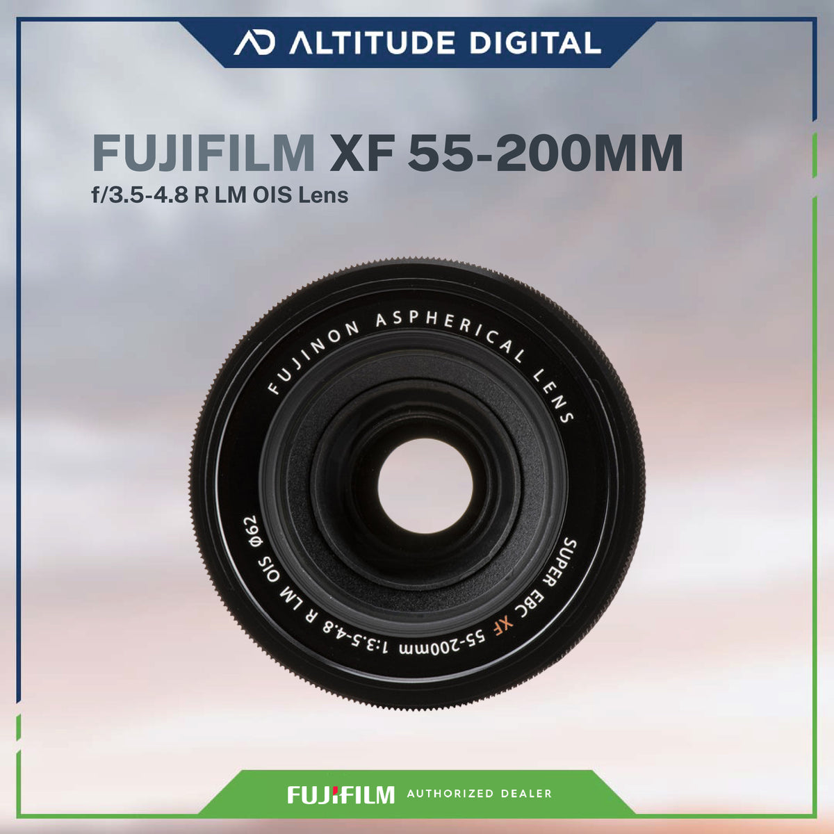 Fujifilm XF 55-200mm f/3.5-4.8 R LM OIS Lens - Altitude