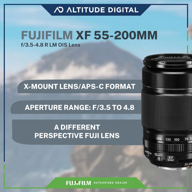 FUJIFILM XF 55-200mm f/3.5-4.8 R LM OIS Lens