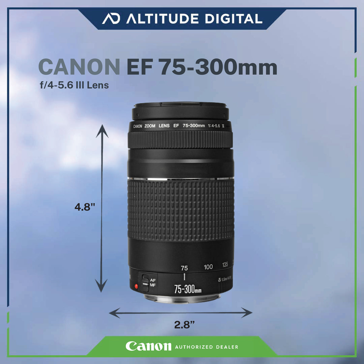 Hotsell Canon EF 75-300mm f/4-5.6 III Lens