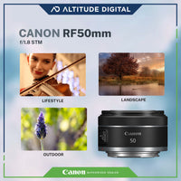 Canon RF50mm f/1.8 STM Lens