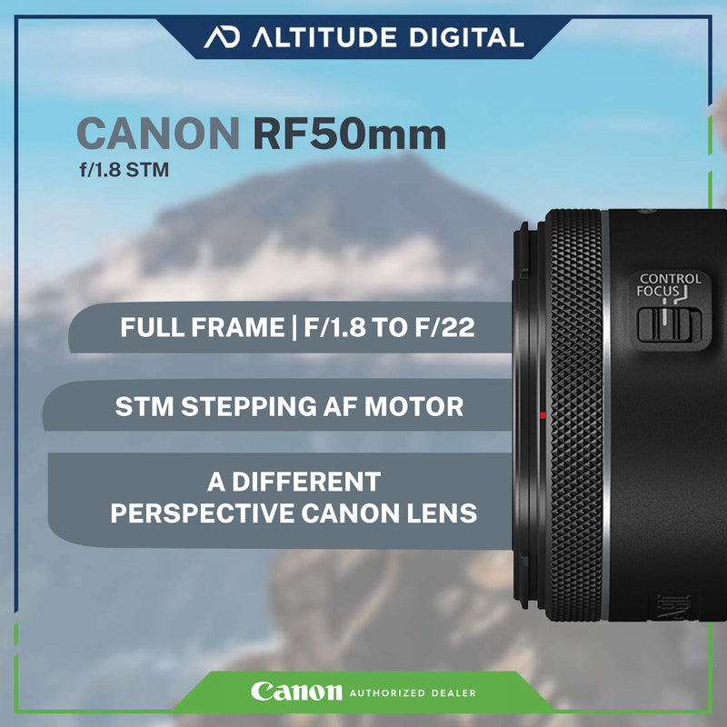 Canon RF50mm f/1.8 STM Lens