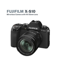 Fujifilm X-S10 Mirrorless Camera with 18-55mm Lens