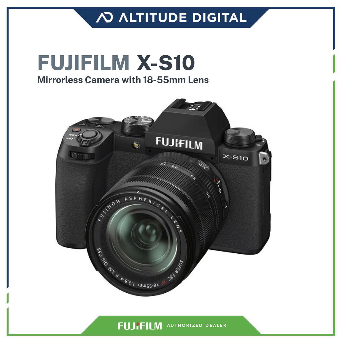 Fujifilm X-S10 With 18-55mm Kit Altitude