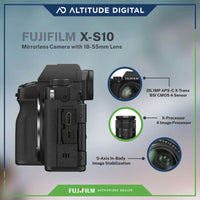 Features of Fujifilm X-S10 Mirrorless Camera with 18-55mm Lens