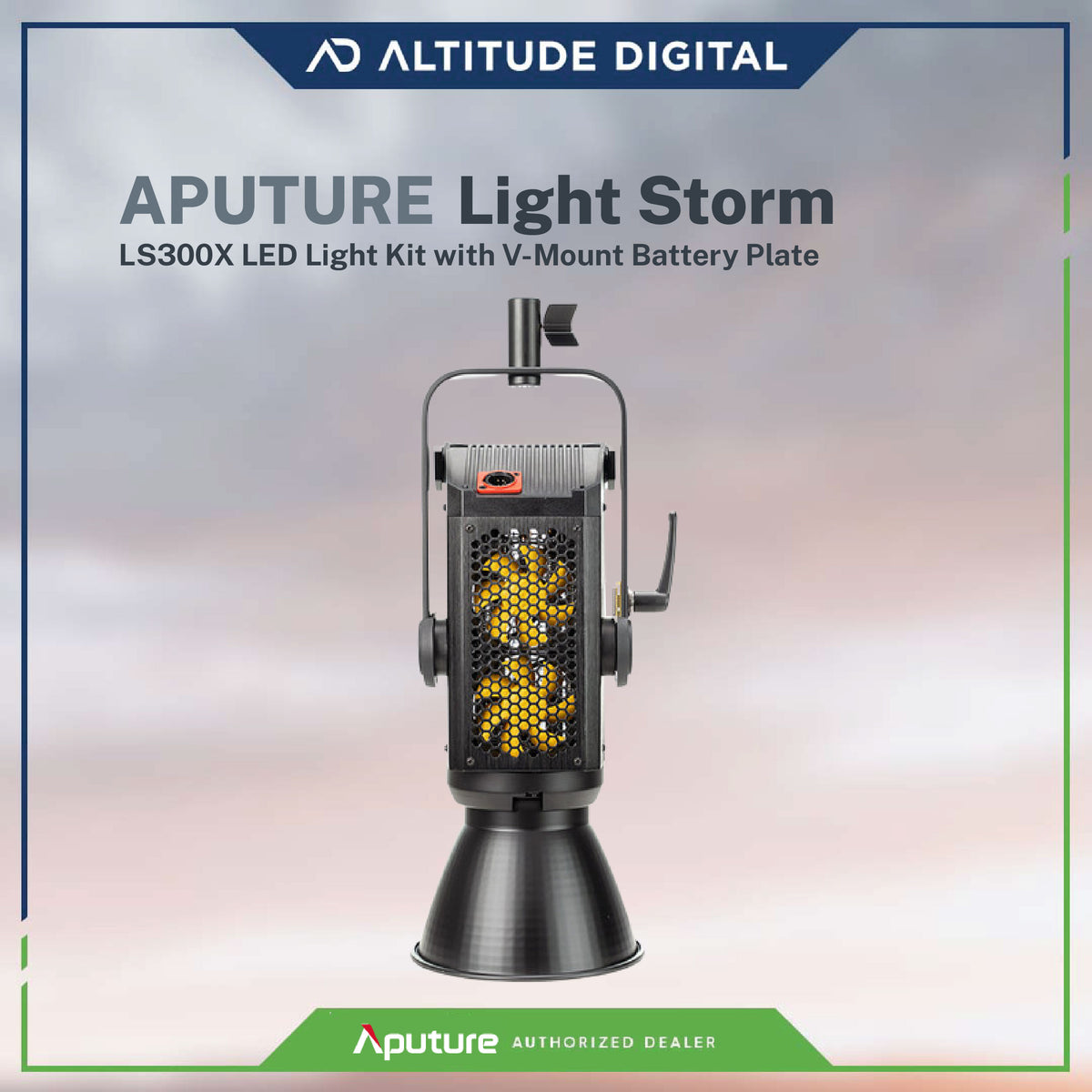 Aputure LS 300X LED Light Kit with V-Mount Battery Plate Aputure LS 300X LED Light Kit with V-Mount Battery Plate
