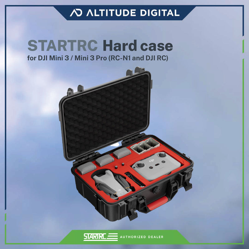 STARTRC Hard Case with Shoulder Strap for Mini 3 and Mini 3 Pro (RC-N1 and DJI RC)