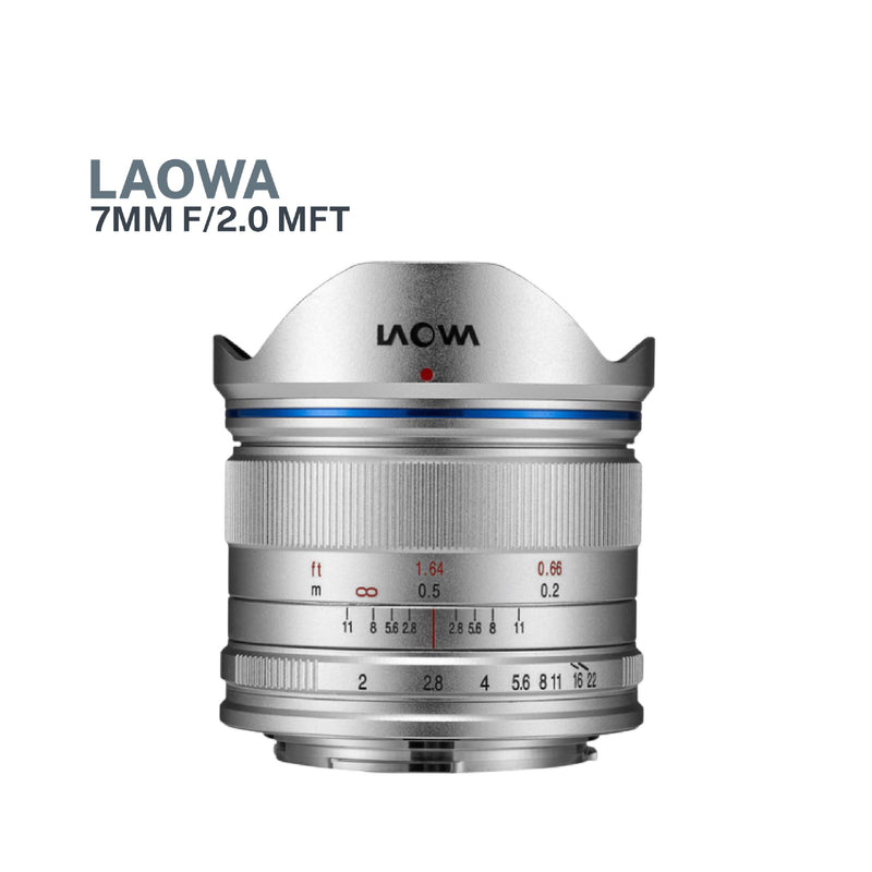 Laowa 7.5mm f/2 MFT Lens for Micro Four Thirds (Silver)