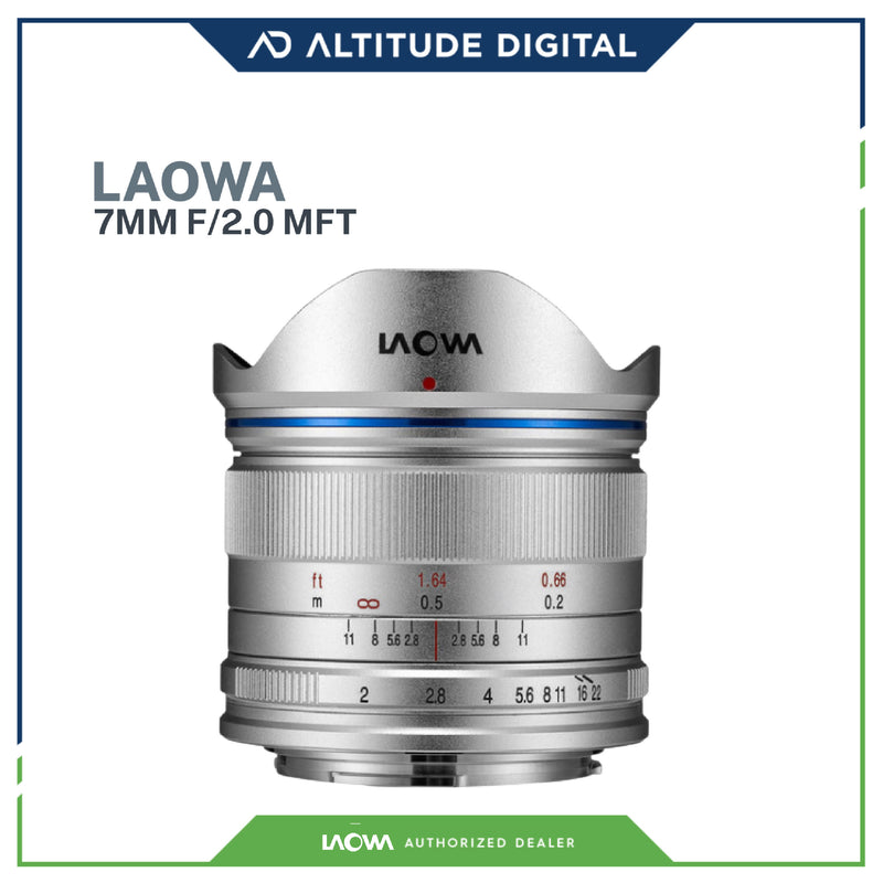 Laowa 7.5mm f/2 MFT Lens for Micro Four Thirds (Silver) (Pre-Order)