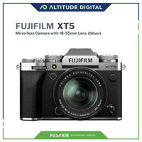 Fujifilm XT5 Mirrorless Camera with 18-55mm Lens color Silver