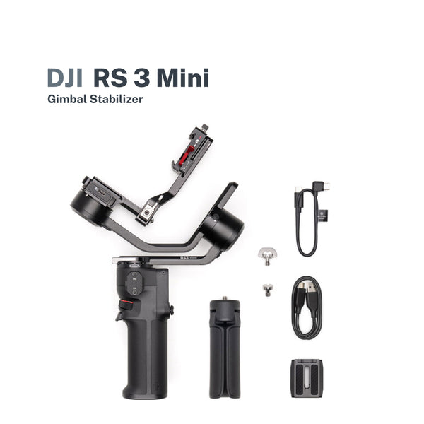 3 DJI RS Gimbal Mini Stabilizer