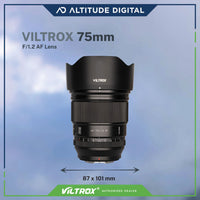 Viltrox 75mm F1.2 AF Lens for the Sony E