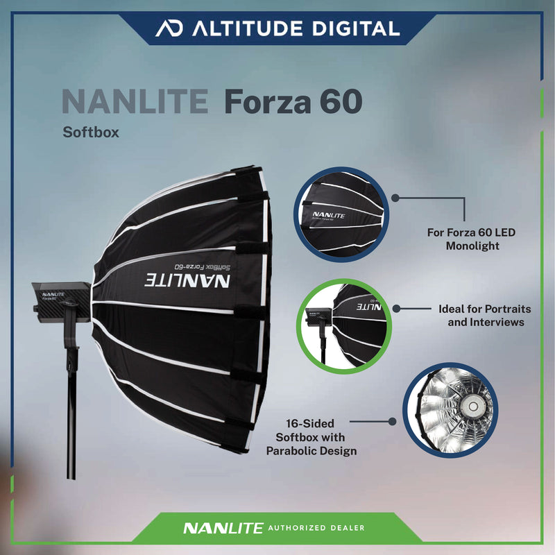 NANLITE Parabolic Softbox 60cm