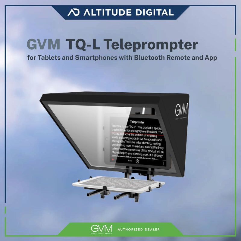 GVM TQ-L Teleprompter for Tablets and Smartphones