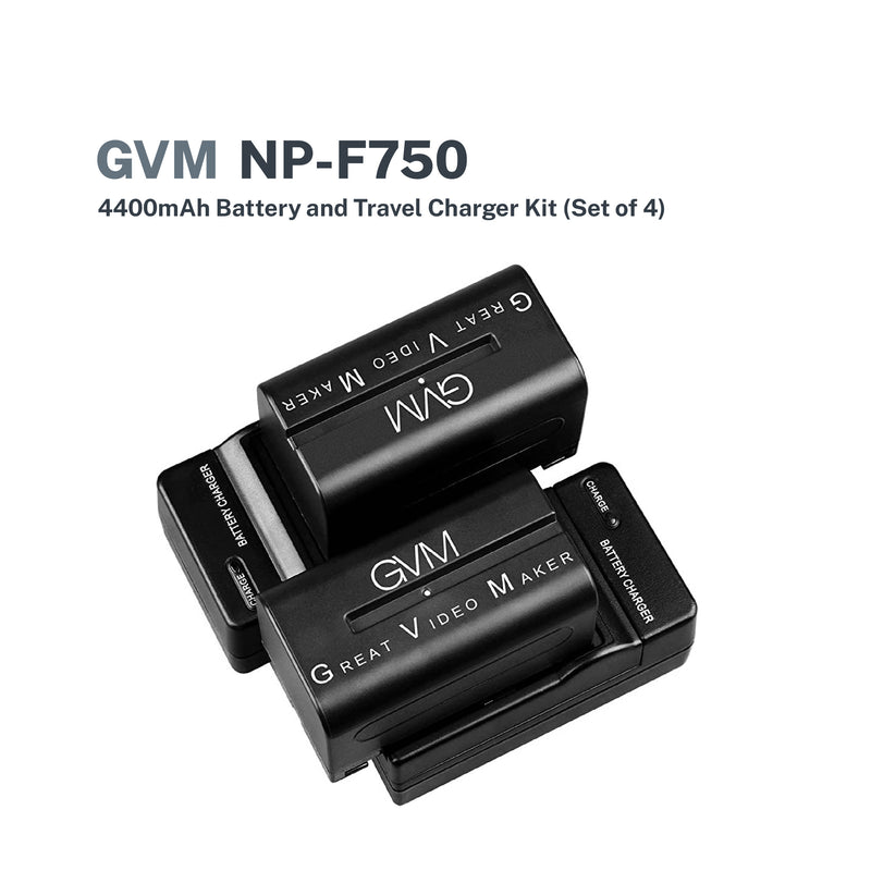 GVM NPF750 2 Battery & 2 Charger Kit