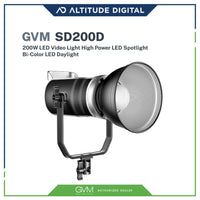 GVM SD200D LED Spotlight for studio photography