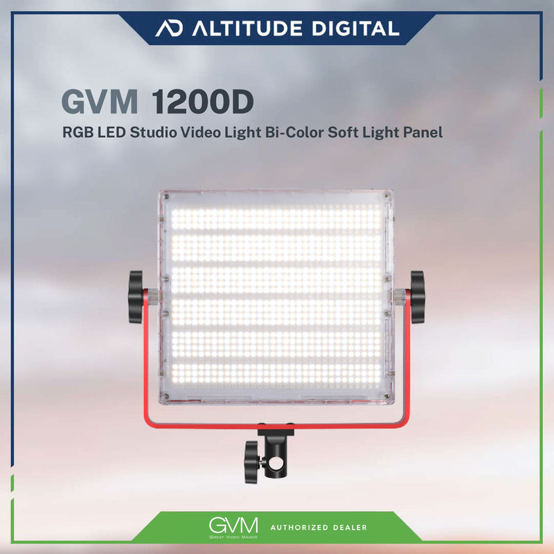GVM 1200D RGB LED Studio Video Light Bi-Color
Light Panel