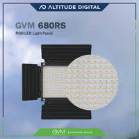 Lights on the GVM 680RS