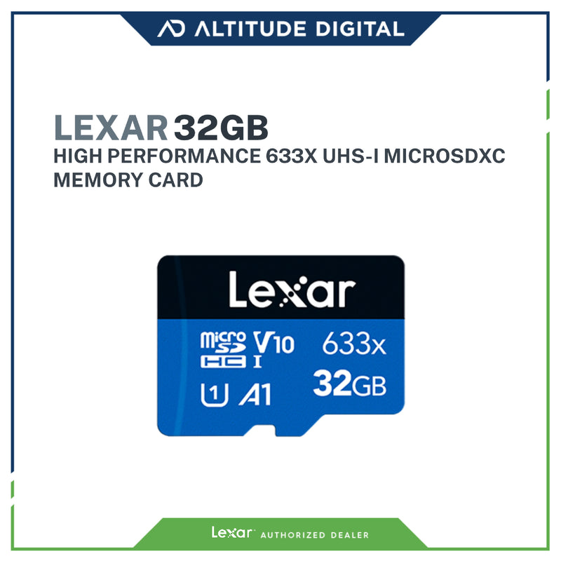 Lexar 32GB High-Performance 633x UHS-I microSDXC Memory Card