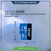 Lexar 32GB MicroSD Memory Card Dimensions