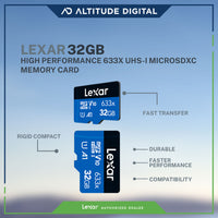 Fast file transfers using the Lexar 633x MicroSDXC Memory Card
