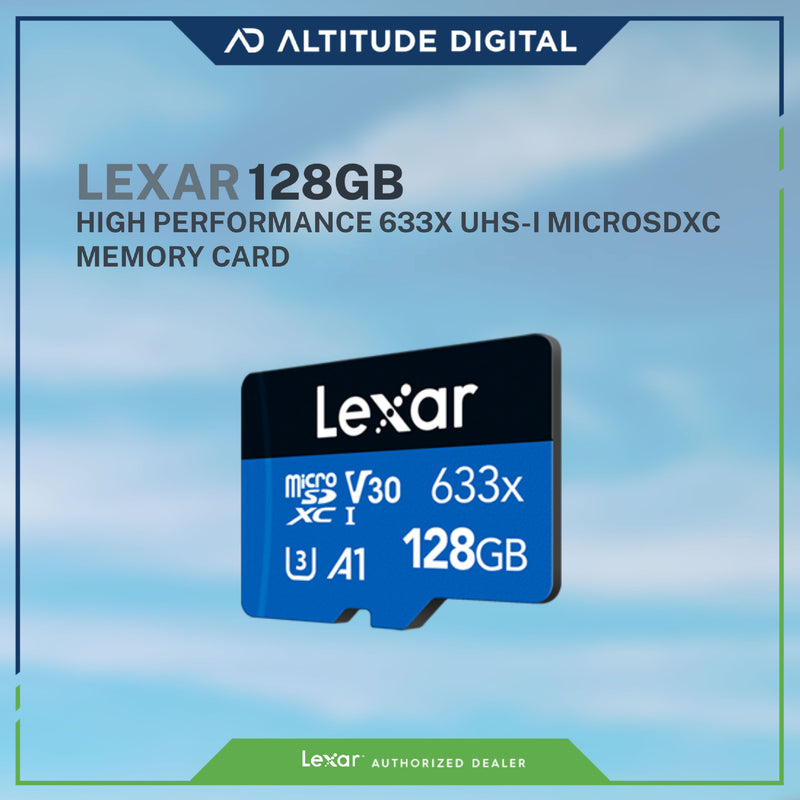 Lexar 128GB High-Performance 633x UHS-I microSDXC Memory Card