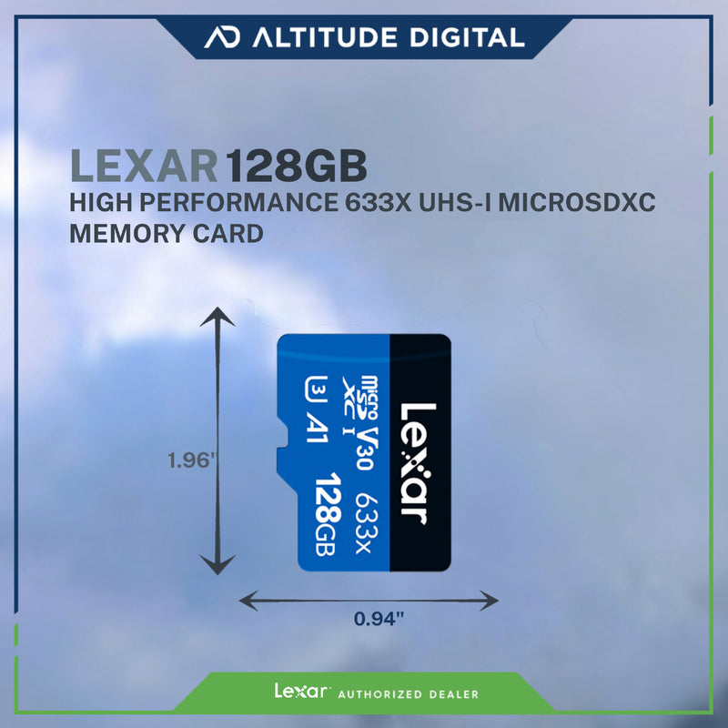 Lexar 128GB High-Performance 633x UHS-I microSDXC Memory Card